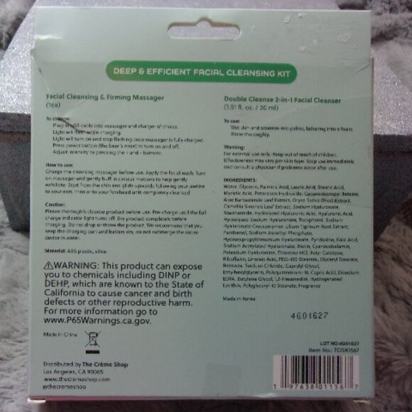 M-55 NEW IN BOX THE CREME SHOP BEARY, MERRY CLEANSING KIT SET - Picture 5 of 9